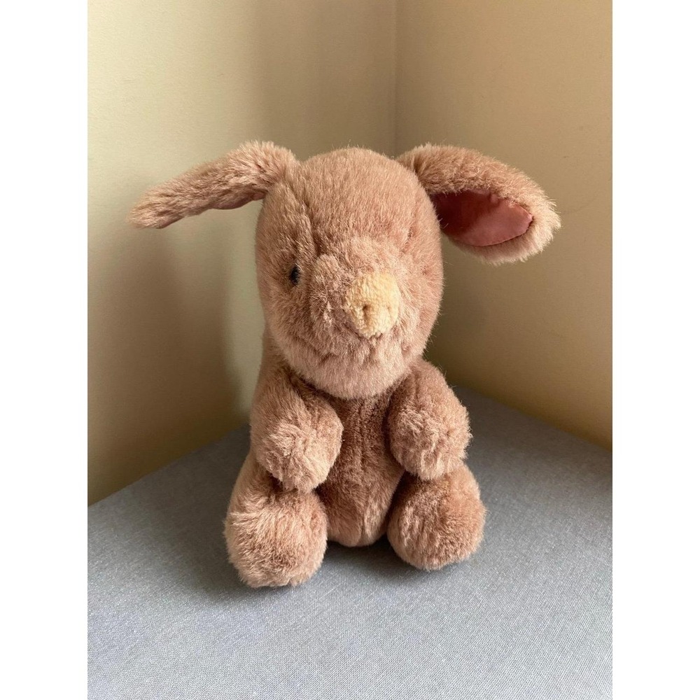 Gund 1980 Hamlet Pig Plush Stuffed Animal Toy Brown Pink Ears Vintage sku8
